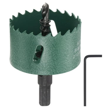 Uxcell 2-3/8" (60mm) Bi-Metal Hole Saw High Speed Steel Hole Cutter for Metal Wood PVC