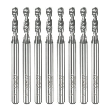Uxcell 2.35mm Dia 1/8" Shank Tungsten Carbide Spiral Flute Micro PCB Drill Bits 8 Pack