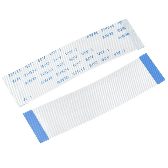 Uxcell 2.36'' 32 Pins FFC FPC Flat Flexible Cable (A Type) for LCD Laptop Plastic White  10pcs