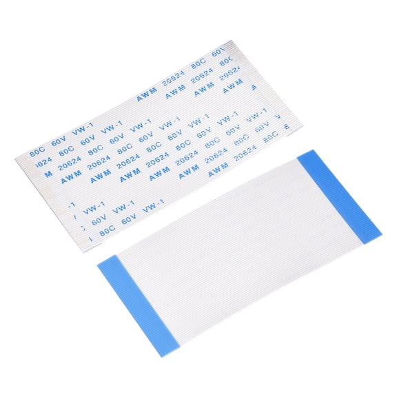Uxcell 2.36'' 60 Pins FFC FPC Flat Flexible Cable (A Type) for LCD Laptop Plastic White 5pcs