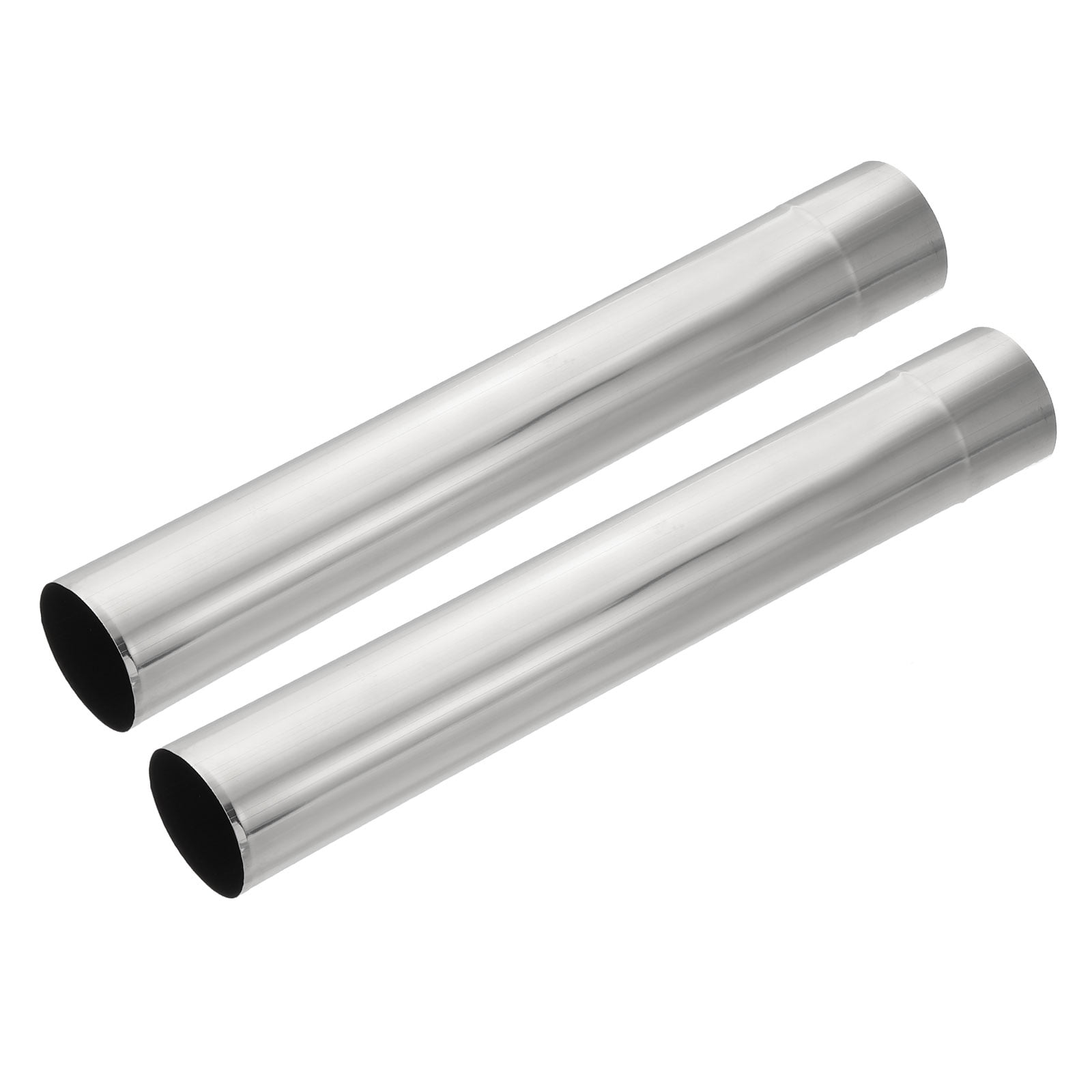 Uxcell 2.36Inch Stove Pipe, 2Pcs Stainless Steel Straight Tent Stove Chimney Pipe for Camping Stove Vent Exhaust