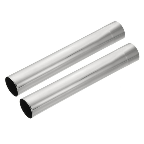 Uxcell 2.36Inch Stove Pipe, 2Pcs Stainless Steel Straight Tent Stove Chimney Pipe for Camping Stove Vent Exhaust