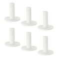 thumbnail image 1 of Uxcell 2.4 Inch Rubber Golf Tee, 6 Pack Tall Training Driving Range Tee Stable Ball Holder, White, 1 of 5