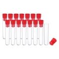 thumbnail image 1 of Uxcell 2.4" Length Plastic Sewing Needle Storage Holder, 15 Pcs Embroidery Needle Pin Storage Tubes Case, Red, 1 of 1