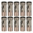thumbnail image 1 of Uxcell 2.4" Tall Candle Covers Sleeves, 10 Pcs Metal E14 Chandelier Socket Sleeves with Dripping Candelabra Base Accessories Bulb Light Base Holder for Lighting Lamps DIY, Red Bronze, 1 of 7
