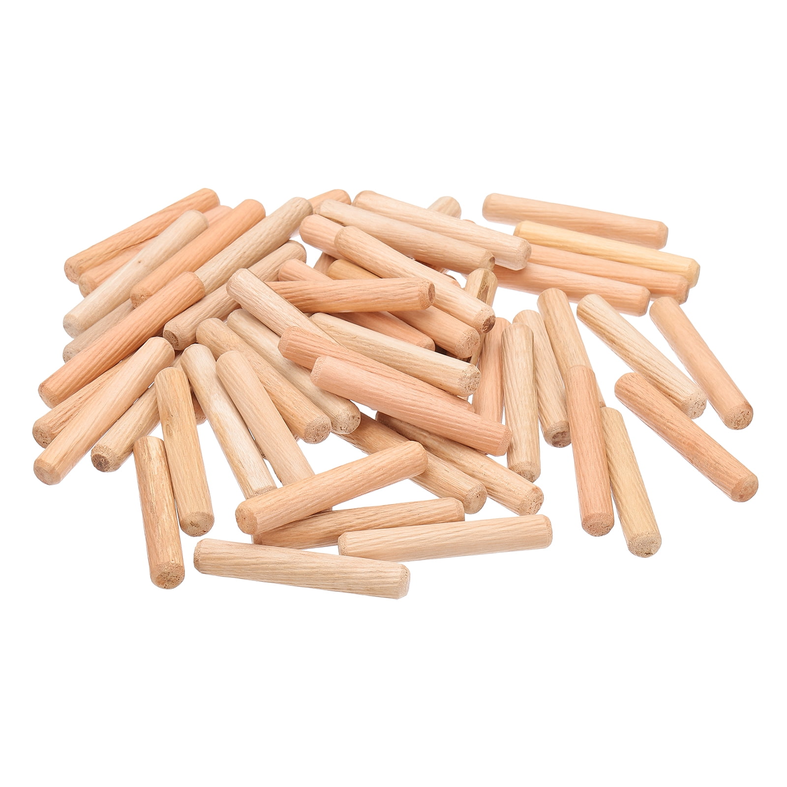 Wooden Dowel Pins 3 X 1/2 Inch, Pack Of 100 Fluted Dowel Joints For Woodworking Furniture And Crafts By Woodpeckers