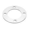 thumbnail image 1 of Uxcell 2" 53mm ID Duct Connector Flange, Stainless Steel Flat Straight Pipe Exhaust Flange Duct Mounting Plate, 1 of 4