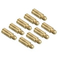 thumbnail image 1 of Uxcell 2.5g Copper Dart Weight Add Accentuator 9 Pcs 12mm 2BA Thread Darts Weight Adjuster Dart Accessories Gold, 1 of 6