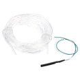 thumbnail image 1 of Uxcell 2.5mm 4m PMMA Side Glow Fiber Optic Cable Kit LED Illuminator 12V 0.1W Testing Light Source for Home Decoration, 1 of 6