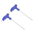 thumbnail image 1 of Uxcell 2.5mm Ball End Hex T-Handle Wrench Spanner, Metric CR-V Steel 2 Pack, 1 of 5
