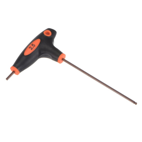 Uxcell 2.5mm Ball End Hex T-Handle Wrench Spanner, Metric S2 Steel