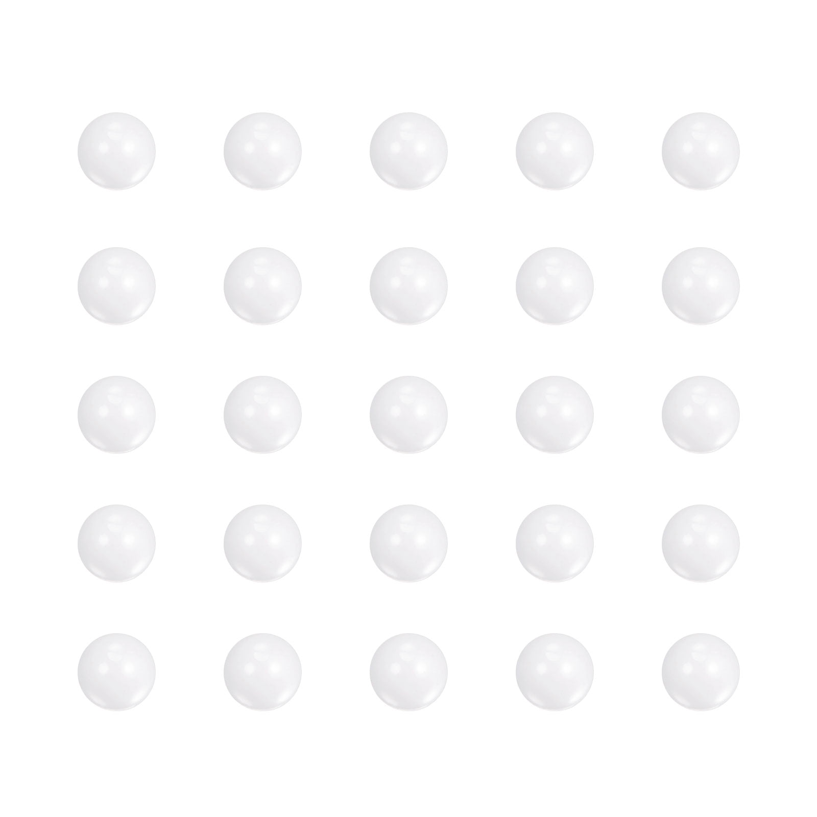 QUARKZMAN 30Stk Zirkoniumoxid Keramik Kugeln 1.5mm Durchmesser G10 ZrO2 Kugel für Lager Weiß