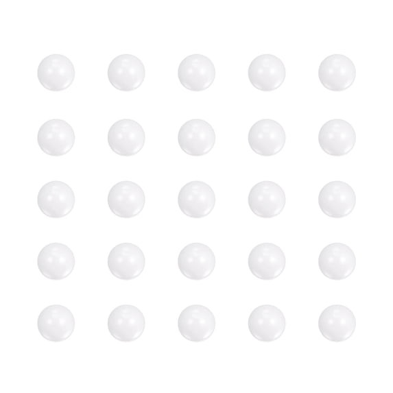 Uxcell 2.5mm Diameter G10 Zirconia Ceramic Balls ZrO2 Ball for Bearings, White 30 Pack