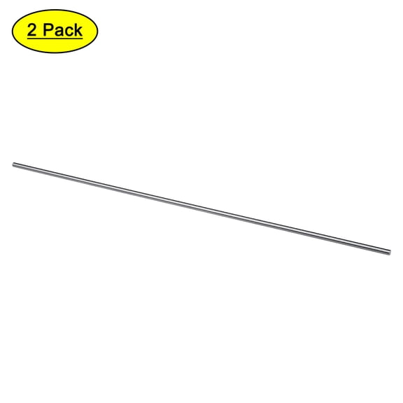 Uxcell 2.5mm x 200mm HSS Lathe Shaft Bar Stock Tool Round Steel Rod 2 Pack