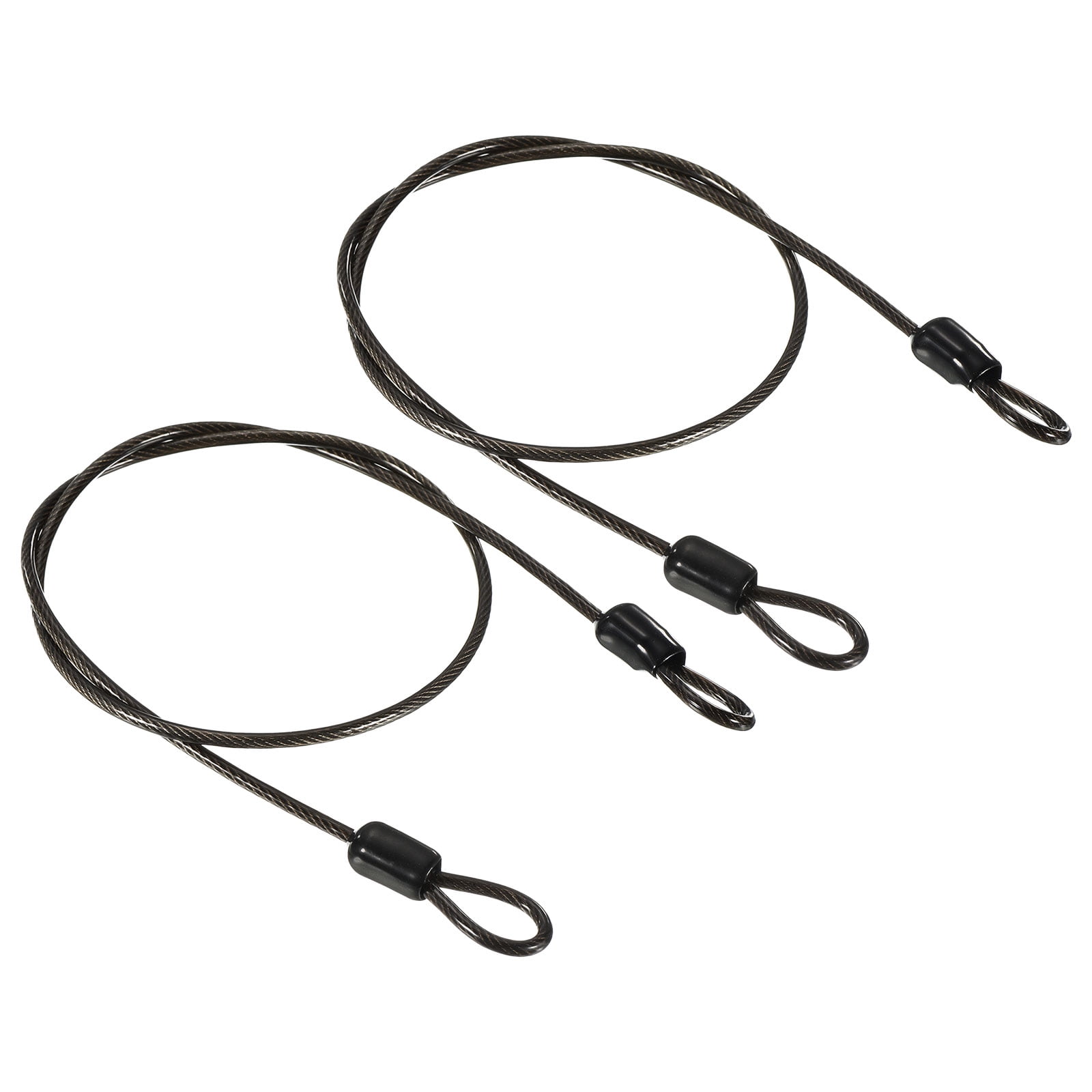 Uxcell 2.5mmx0.5m Coated Security Steel Cable Luggage Lock Wire Rope ...