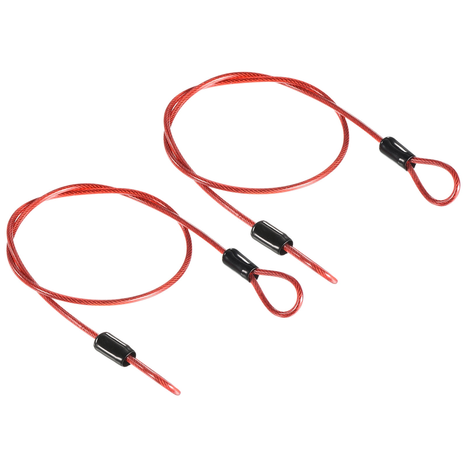 Security Lead Rope Uxcell 2.5mmx0.5m Coated Security Steel Cable Luggage Lock Wire Rope ...