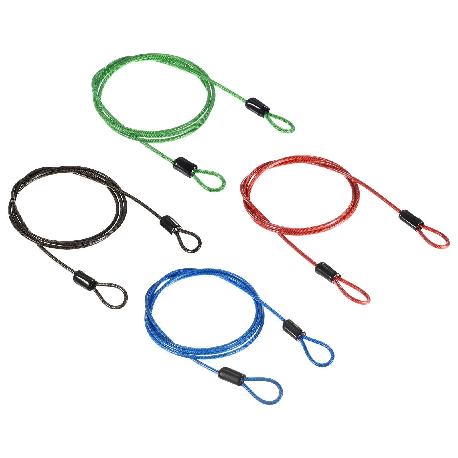 Uxcell 2.5mmx1m/3.28ft Coated Security Steel Cable Luggage Lock Wire ...