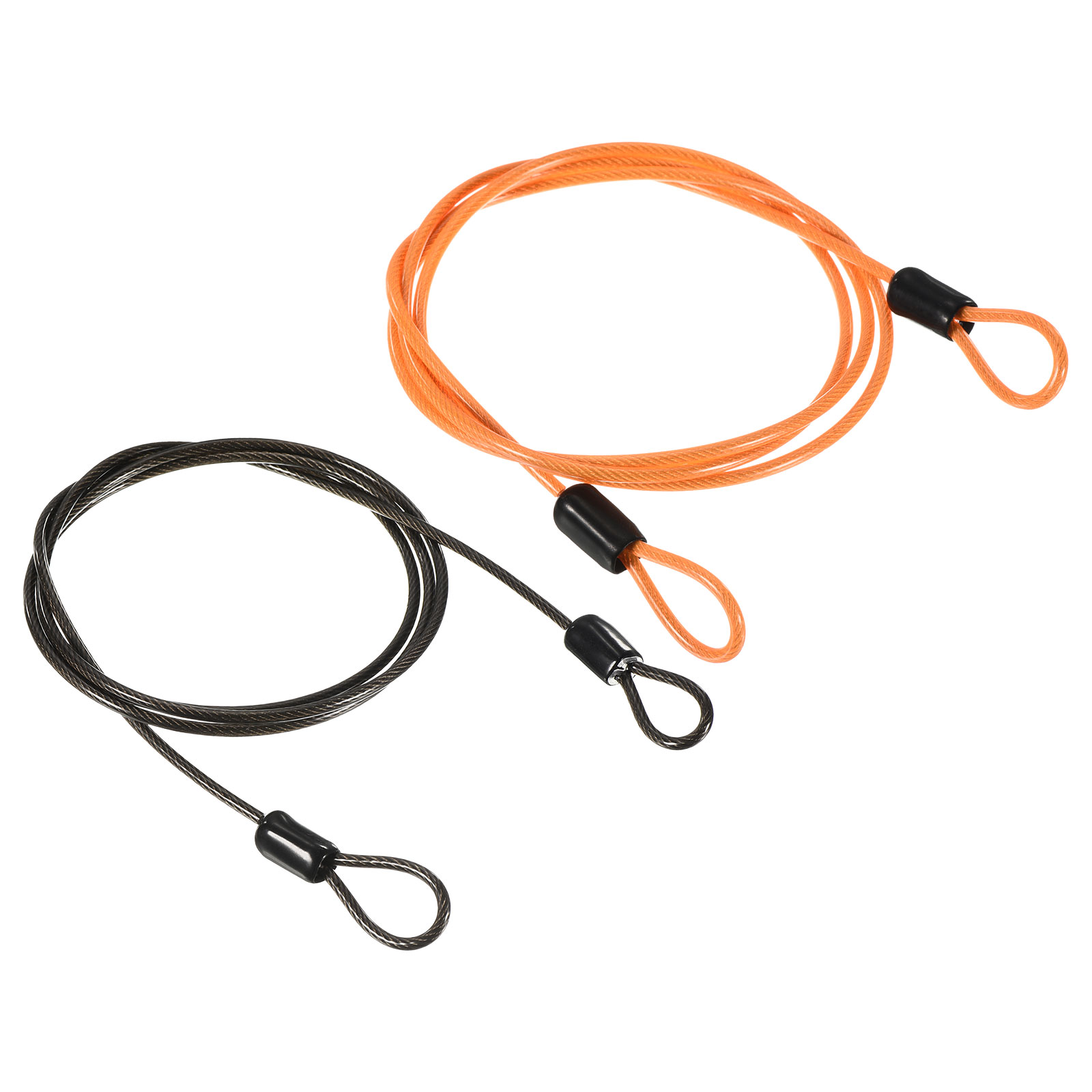Uxcell 2.5mmx1m/3.28ft Coated Security Steel Cable Luggage Lock Wire ...