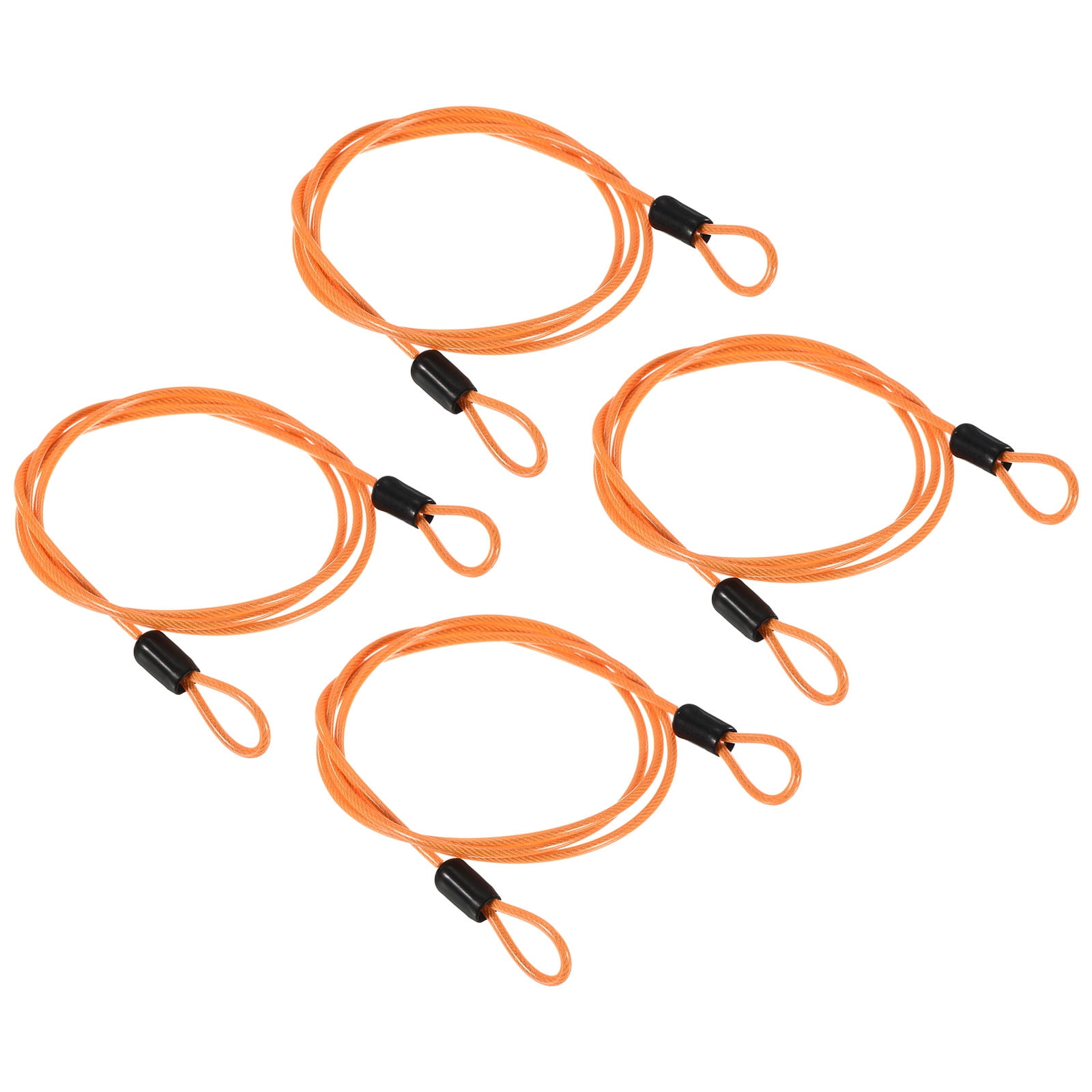 Uxcell 2.5mmx1m Coated Security Steel Cable Luggage Lock Wire Rope ...