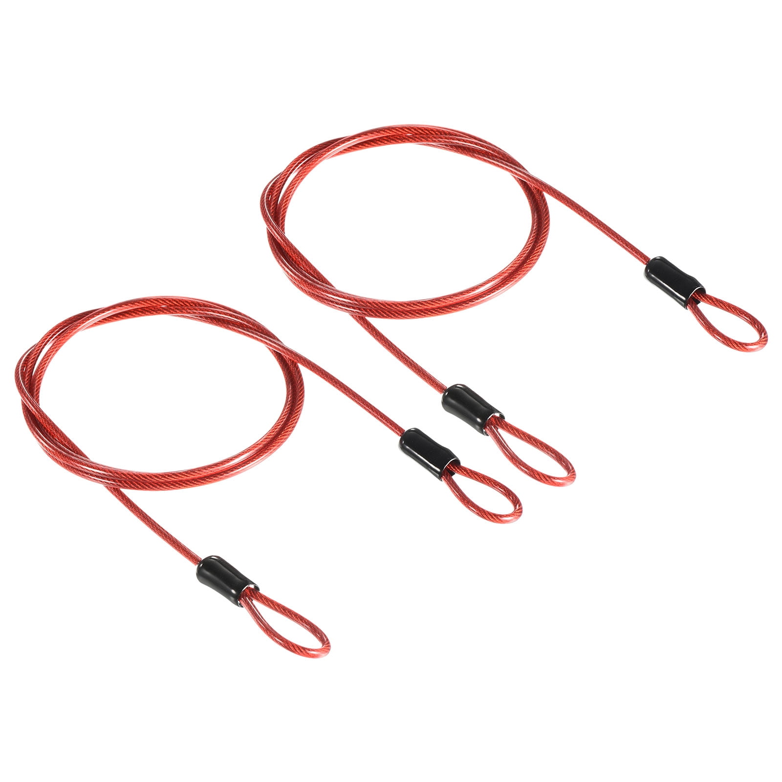 Security Lead Rope Uxcell 2.5mmx1m Coated Security Steel Cable Luggage Lock Wire Rope ...