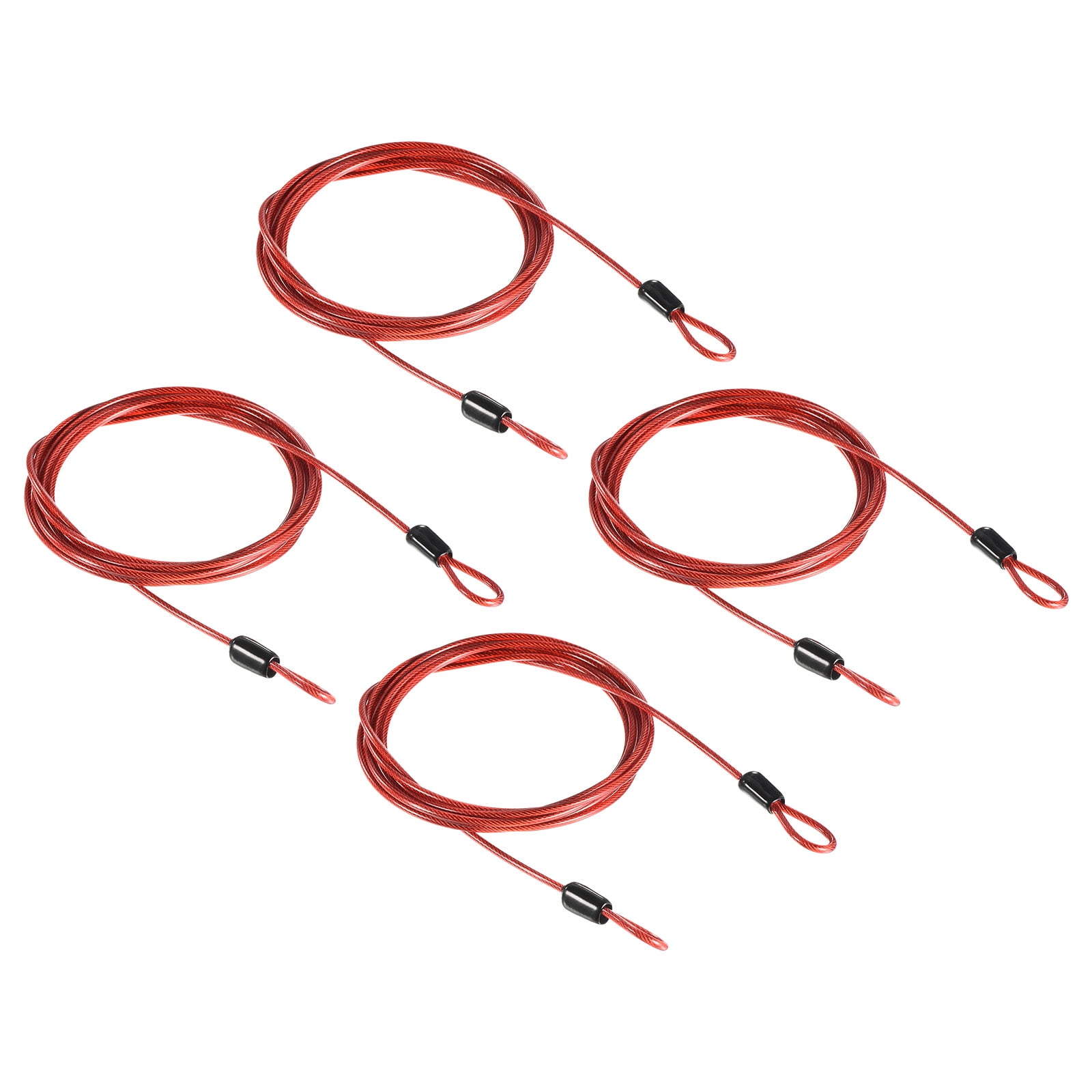 Security Lead Rope Uxcell 2.5mmx2m Coated Security Steel Cable Luggage Lock Wire Rope ...