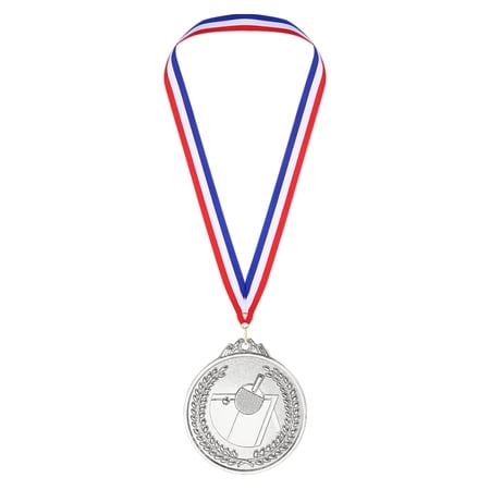 Uxcell 2.6" Silver Table Tennis Medals, Table Tennis Award Medals