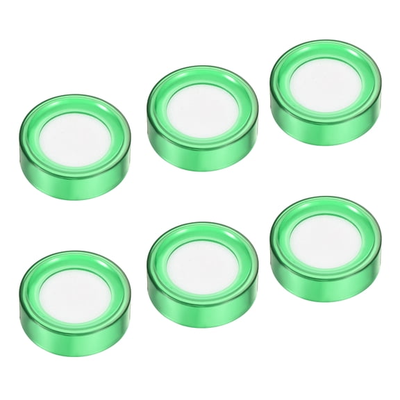 Uxcell 2.7 Inch Dia Finger Wet Sponge for Bank Counting Green 6 Pack