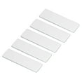 thumbnail image 1 of Uxcell 2.73 x 0.78inch Engraved Name Tags Kit,5pack Blank Badge with Pin,Mirror Silver Tone, 1 of 6