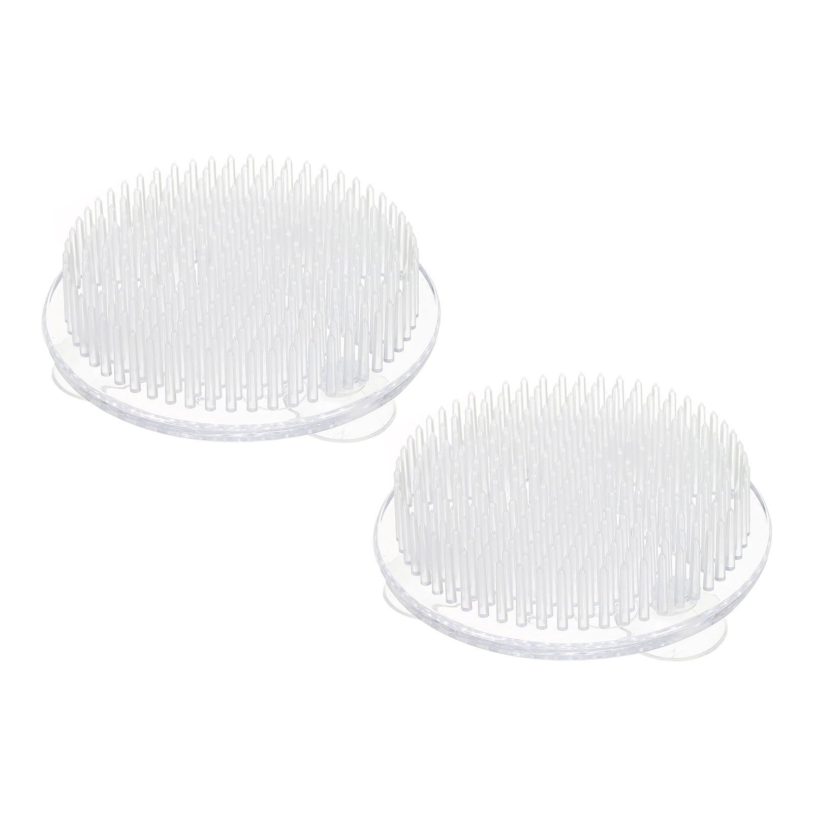 Lot De 6 Supports à Fleurs Kenzan Transparents - Avec Ventouses - Pour Arrangements Floraux DIY - 7 Cm