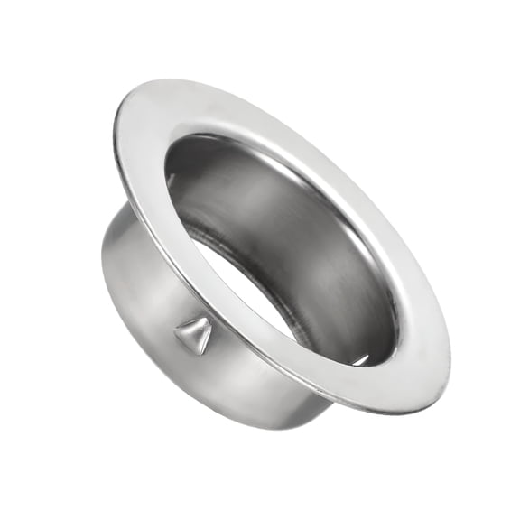 Uxcell 2.76 Inch Pipe Collar, Round Wall Flange Straight Pipe Flange, Silver