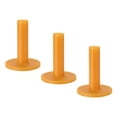 thumbnail image 1 of Uxcell 2.8 Inch Rubber Golf Tee, 3 Pack Tall Training Driving Range Tee Stable Ball Holder, Yellow, 1 of 5