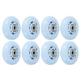 thumbnail image 1 of Uxcell 2.8" OD Inline Skate Wheels with Bearings 82A Skate Replacement, Blue 8 Pack, 1 of 5