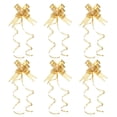 thumbnail image 1 of Uxcell 2.8inch Pull Bows Present Wrapping String Bows Ribbon Gold Thread Style Yellow 40 Pack, 1 of 7