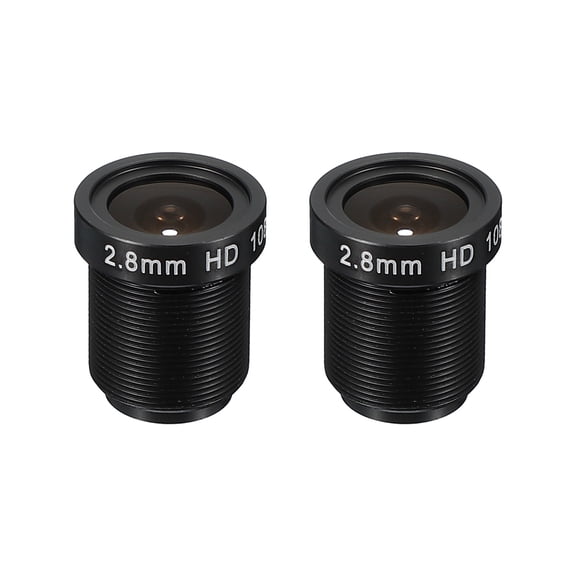 Uxcell 2.8mm CCTV Camera Lens, F2.5 FPV Security Camera Lens 1080P Super Clear 2 Pack