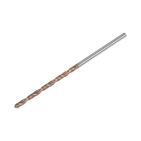 Uxcell 2.8mm Dia 80mm Long Length Titanium Coated K35 Tungsten Carbide Twist Drill Bits