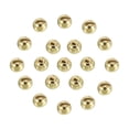 thumbnail image 1 of Uxcell 2.8mm Fly Tying Tungsten Beads Slotted Tungsten Beads Tungsten Round Ball Beads Gold 50 Pcs, 1 of 7