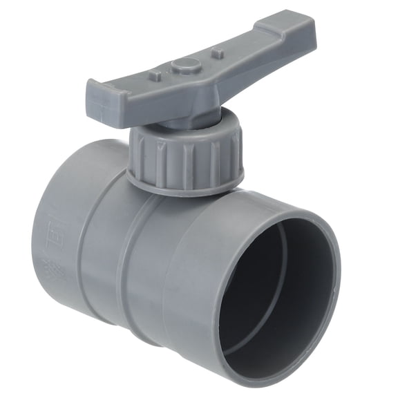 Uxcell 2" HVAC Duct Manual Volume Damper, PP Adjustment Flame Retardant Airflow Backdraft Damper Control Dark Grey