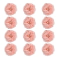 thumbnail image 1 of Uxcell 2 Inch Chiffon Flowers, 12 Pcs Rhinestone Pearl Sewing Fabric Flowers, Light Pink, 1 of 7