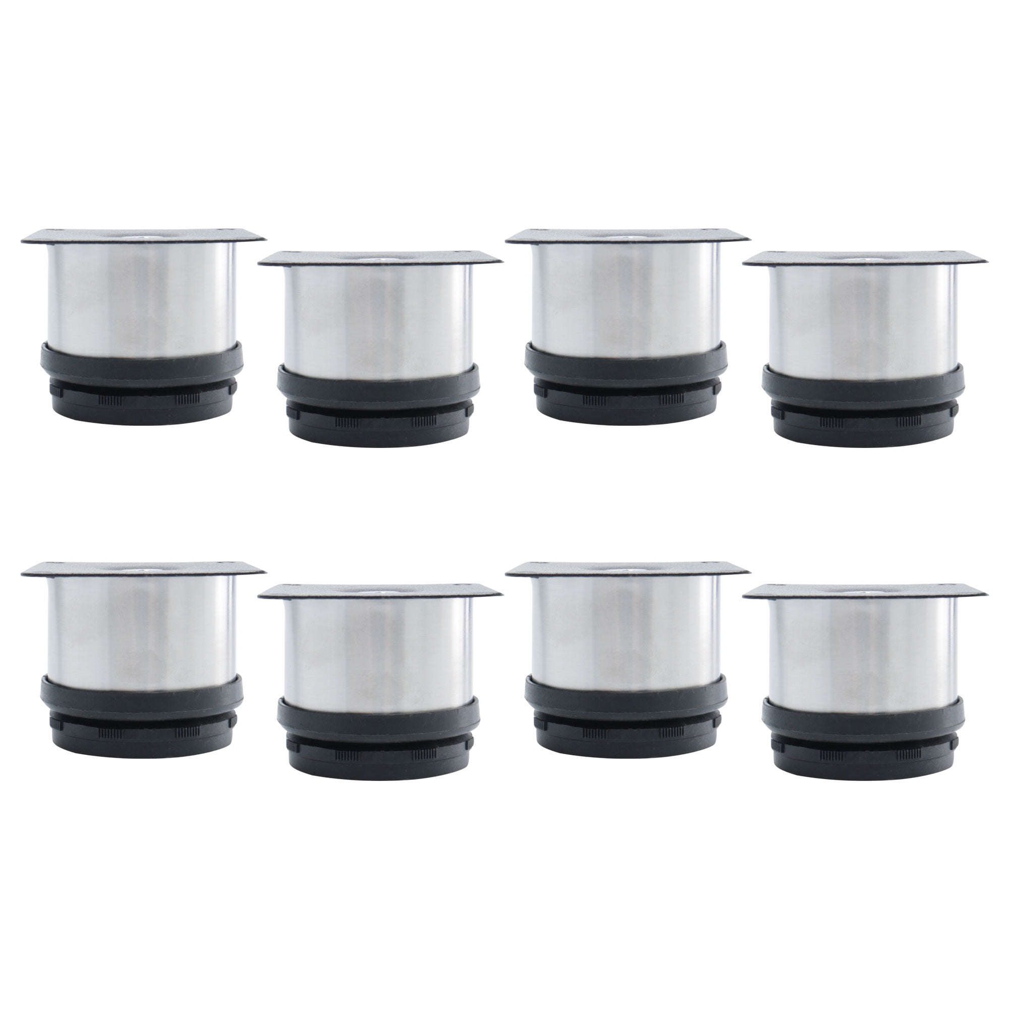 Uxcell 2 Inch Furniture Legs Stainless Steel Feet Sofa Table Shelves ...