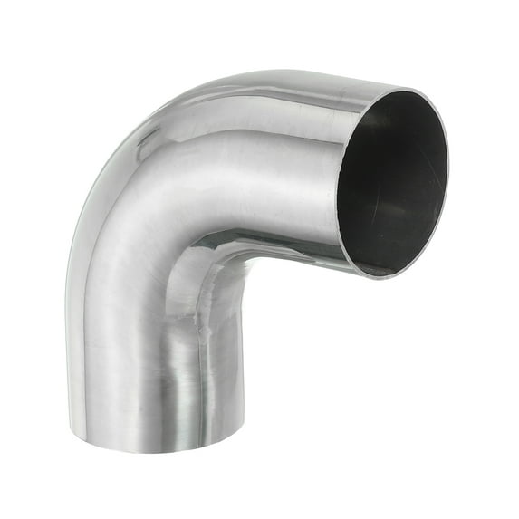 Uxcell 2 Inch OD 304 Stainless Steel Butt, 90 Degree Elbow Pipe Fitting Bend Welding for Stair Handrail