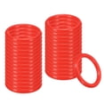 thumbnail image 1 of Uxcell 30Pcs 2" Plastic Ring-Toss Rings for Bottles Carnival Rings Red, 1 of 6