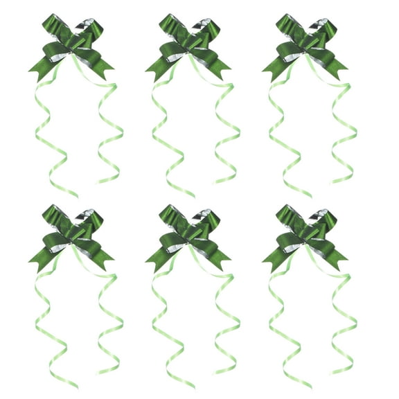 Uxcell 2 Inch Pull Bows Present Wrapping String Bows Ribbon Decorative Bow Tie Green 40 Pack