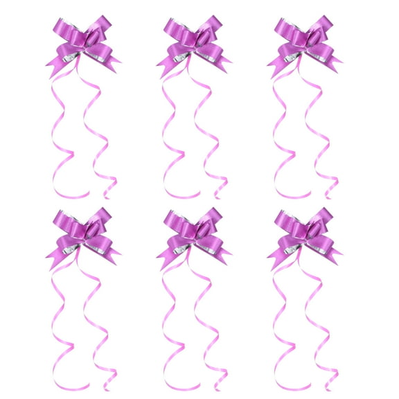 Uxcell 2 Inch Pull Bows Present Wrapping String Bows Ribbon Decorative Bow Tie Pink 40 Pack