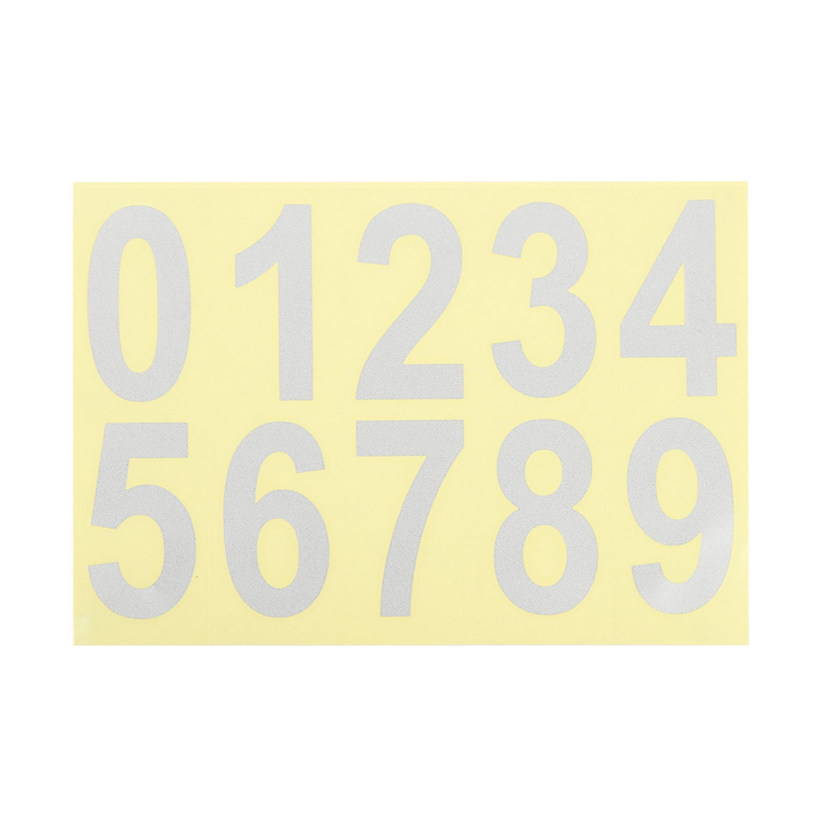 2 Inch Number Tags Uxcell 2 Inch Reflective Mailbox Number Sticker Decal Die Cut Classic ...