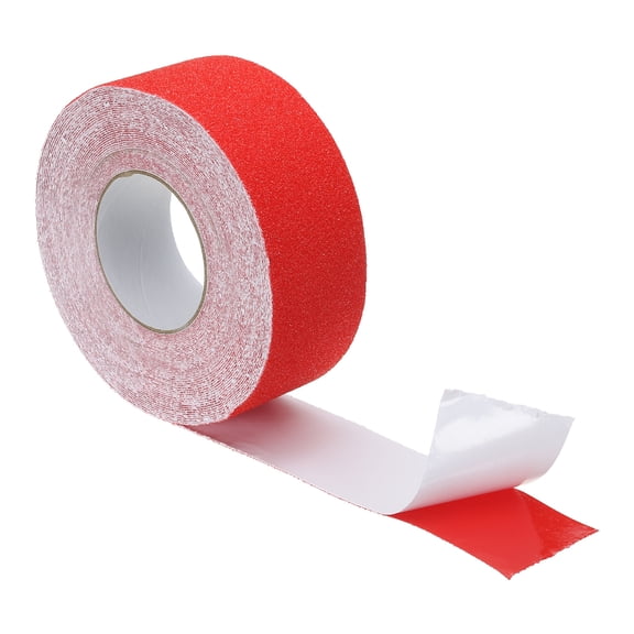 Uxcell 2 Inch x 49 Ft Anti Slip Traction Tape, Non-Slip Grip Tape for Stairs Steps Scooter Deck, Red