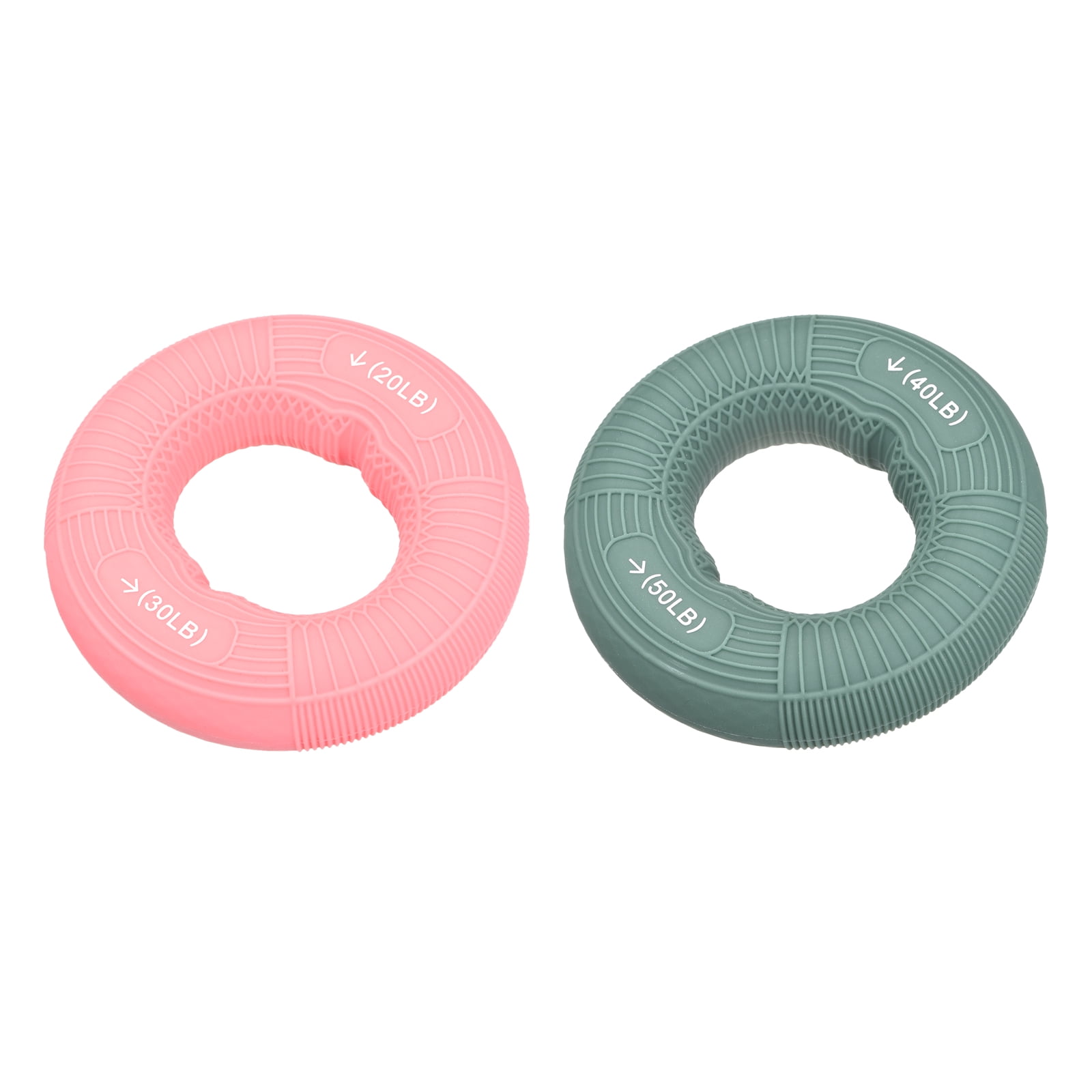 Uxcell 2 Level Resistance Hand Grip Strengtheners Hand Grip Ring for ...