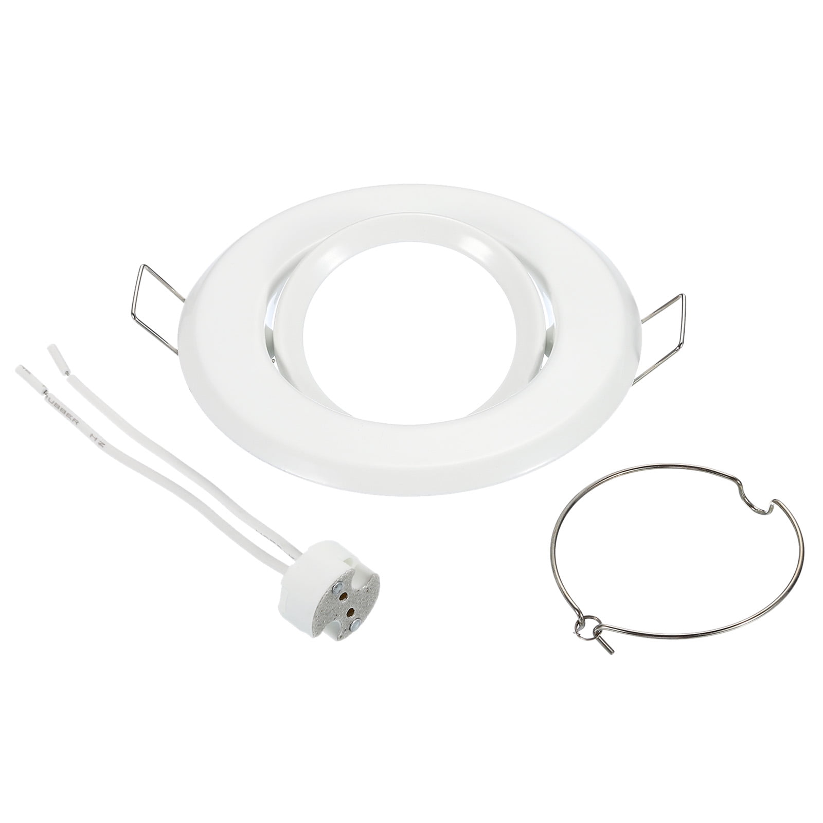 Uxcell 2" Lighting Baffle Trim Downlight Fitting Holder with MR16 GU5.3