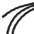 thumbnail image 1 of Uxcell 2 M/6.6 Ft 3 Core 18AWG Vintage Twisted Cloth Covered Electrical Wire Black, 1 of 5