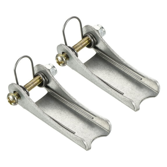 Uxcell 2'' Metal Replacement Latch Receiver Hitch for Trailer, Silver 2 Pack