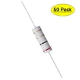 thumbnail image 1 of Uxcell 50Pcs 5W 5 Watt Metal Oxide Film Resistor 2 Ohm ±5% Tolerance, 1 of 6